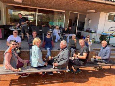 Tennisalage ist ausgewintert und spielbereit